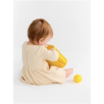 Платье для девочки MINAKU Nature, рост 92-98 см, бежевое