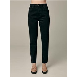 Классические CONTE CON-608 Классические черные джинсы mom с высокой посадкой