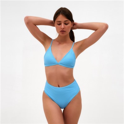 Плавки купальные слипы женские MINAKU, размер 44, голубой