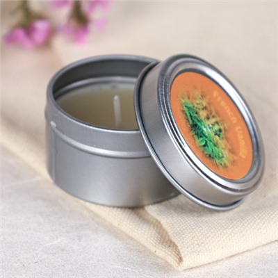 Свеча ароматическая в подсвечнике 5х3 см / CW516-7 /уп 12/288/ (Ваниль )