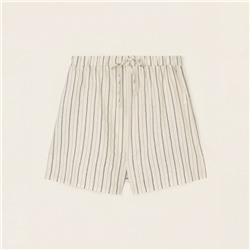 Шорты домашние женские SL HOME Linen, белые, размер S