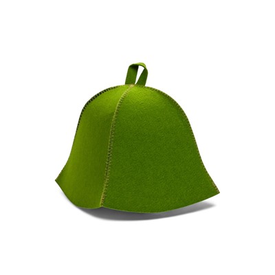 Шапка для бани и сауны «Образец мужчины», полушерсть, зелёная