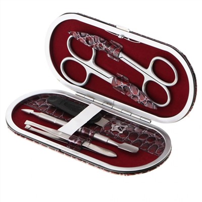 Zinger Маникюрный набор + подарок / MSFE-702-1 S, 5 предметов, в ассортименте 2774