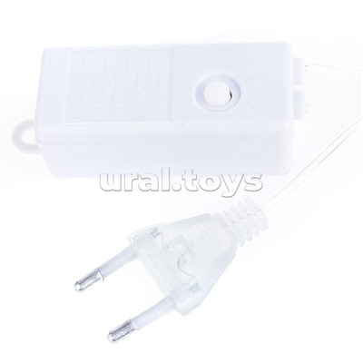 Электрогирлянда светодиодная Роса, 10 м, 100 ламп, зеленый в пакете