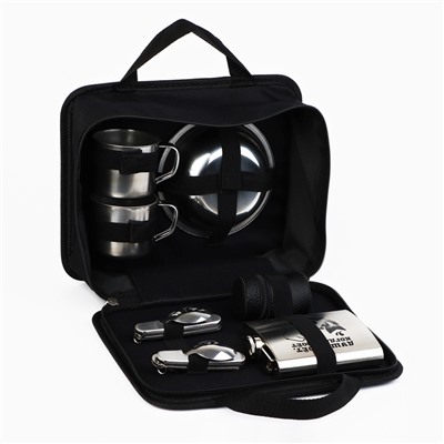 Подарочный набор посуды для похода «Душа поёт», 12 предметов