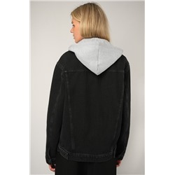 Женская джинсовая куртка с капюшоном Happyfox