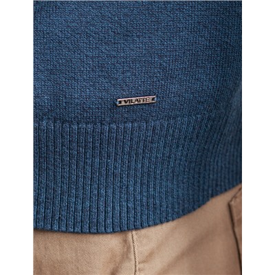 Кардиган на молнии из хлопка с нейлоном