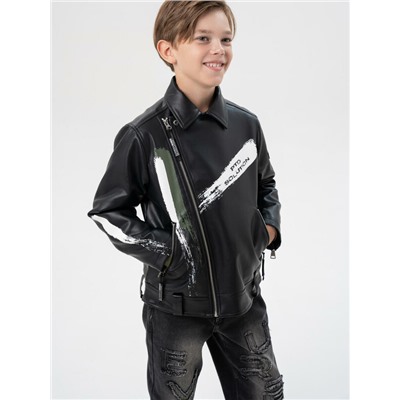 Куртка кожаная для мальчиков