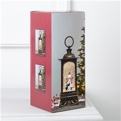 Светодиодная фигура «Снеговик и пингвин» 9×23×9 см, пластик, батарейки ААх3 (не в комплекте), USB, свечение тёплое белое