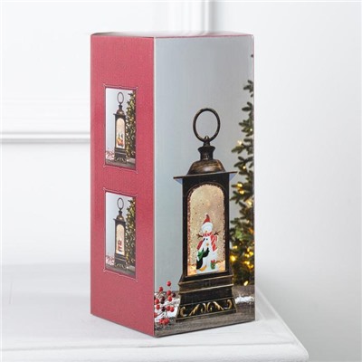 Светодиодная фигура «Снеговик и пингвин» 9×23×9 см, пластик, батарейки ААх3 (не в комплекте), USB, свечение тёплое белое