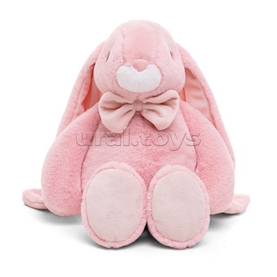 Зайчик Зак, 28см сидя, пудровый