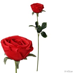 Цветок искусственный Роза 43 см красная / WSN-02 /уп 100/600/