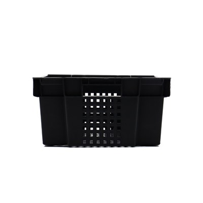 Ящик универсальный, пластиковый, 60×40×20 см, на 30 кг, чёрный