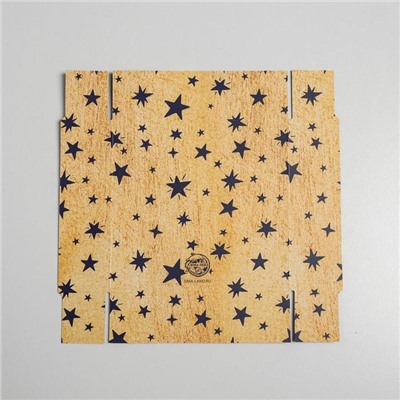 Коробка для кондитерских изделий «Все желания сбудутся в Новом году», 12×12×3.5 см