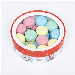 Коробка подарочная новогодняя с окном «С Новым годом» 21×21×8 см