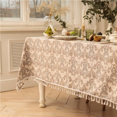 Скатерть «Этель» Classic, 110×149 см, 100% хлопок, рогожка 186 г/м²