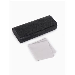 Футляр для очков на магните, размер 15.5×6×3 см, чёрный