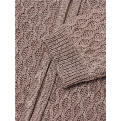 Джемпер детский вязаный MINAKU, цвет кофейный, рост 68-74 см