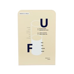 Держатель (ограничитель) подставка для книг, 2 штуки, геометрия, бежевый