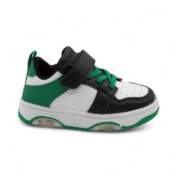 Кроссовки В770-8 черно зеленые