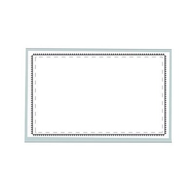 Бейдж (нагрудная этикетка)  горизонтальный 57х90 мм 91632 Centrum