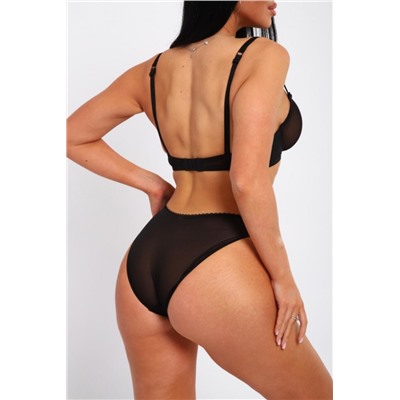 Комплект белья женский 45013 (Черный)