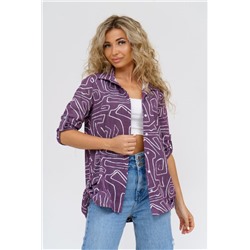 Рубашка 36768 (Бордовый)