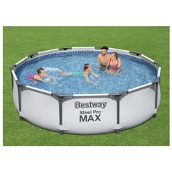 Бассейн каркасный Steel Pro Max, 305×76 см, с фильтр-насосом, 56408 Bestway