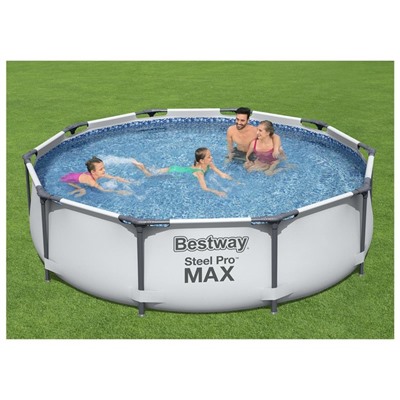 Бассейн каркасный Steel Pro Max, 305×76 см, с фильтр-насосом, 56408 Bestway