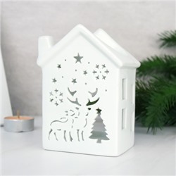 Аромалампа Домик 12 см новогодняя / 934 /уп 96/