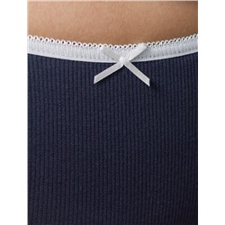 Трусы слипы со средней посадкой из эластичного трикотажа кашкорсе