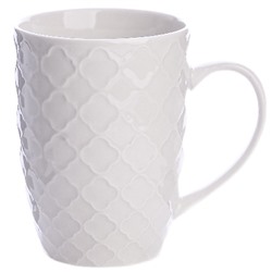 9-31352-1 Кружка 340мл с рельефом White LR (х36)