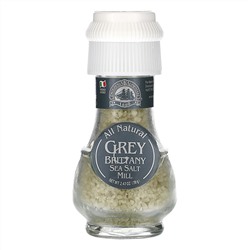 Drogheria & Alimentari, All Natural Grey Brittany Sea Salt Mill, 2.47 oz (70 g)