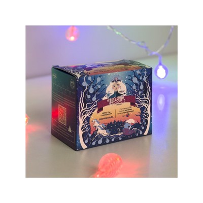 Гирлянда «Нить» 5 м с насадками «Шарики льда», IP20, прозрачная нить, 20 LED, свечение мульти (RG/RB), мигание, 220 В