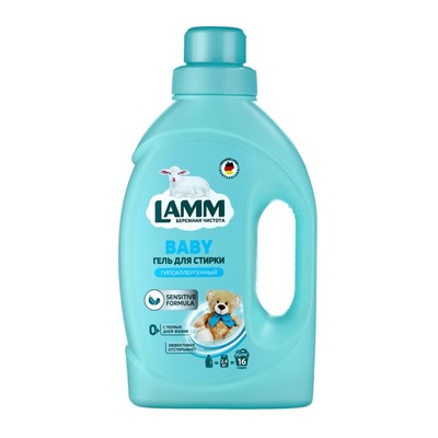 Гель для стирки LAMM Детский, гипоаллергенный, 1.04 л