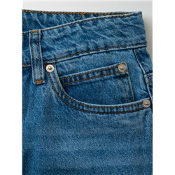 Брюки текстильные джинсовые для девочек