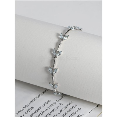 Браслет из серебра с топазом родированный 5-235р402