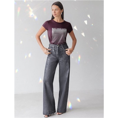 VILATTE Футболка D49.135