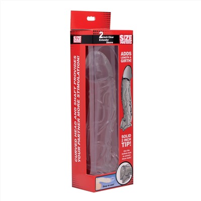 Прозрачная насадка для увеличения члена 2 Inch Clear Extender Sleeve