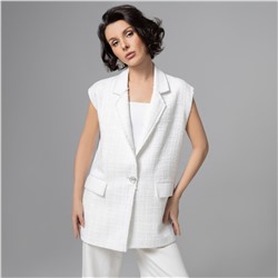 Жилет , в котором выглядишь дорого, Карьерный взлет (античный белый)