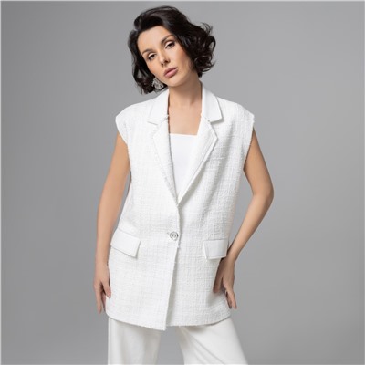 Жилет , в котором выглядишь дорого, Карьерный взлет (античный белый)