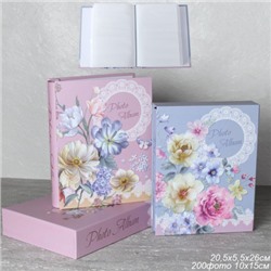 Фотоальбом 200 фото 10х15 Цветы / 9531 /уп 36 /