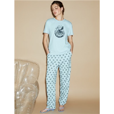 Omsa Пижама OmD 0226D NAUTILUS Пижама жен. (Футболка + Брюки), СО