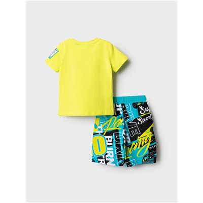 Комплект трикотажный для мальчиков: фуфайка (футболка), шорты