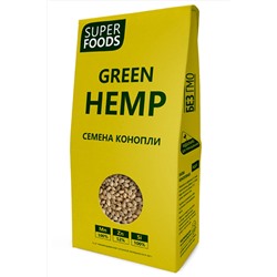 Конопля пищевая семена "Green Hemp seeds" 150г ЭКОПРОДУКТЫ, 1179410