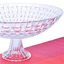 27557 Ваза для фруктов на ножке 32см LR (х6)