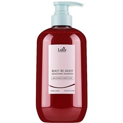 LADOR ROOT RE-BOOT Шампунь с женьшенем для роста волос Red Ginseng & Beer Yeast 800 мл