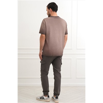 Мужская футболка оверсайз с эффектом градиент Happyfox