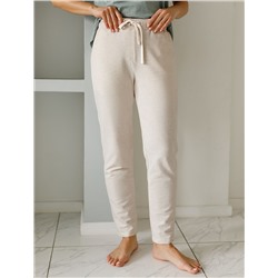 Брюки из облегченного футера с эластаном