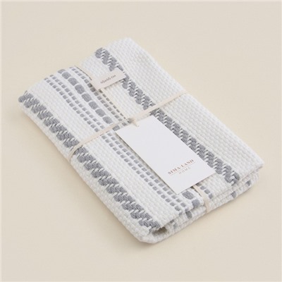 Наволочка декоративная с вышивкой SL Home, 45×45 см, хлопок 100%, серая